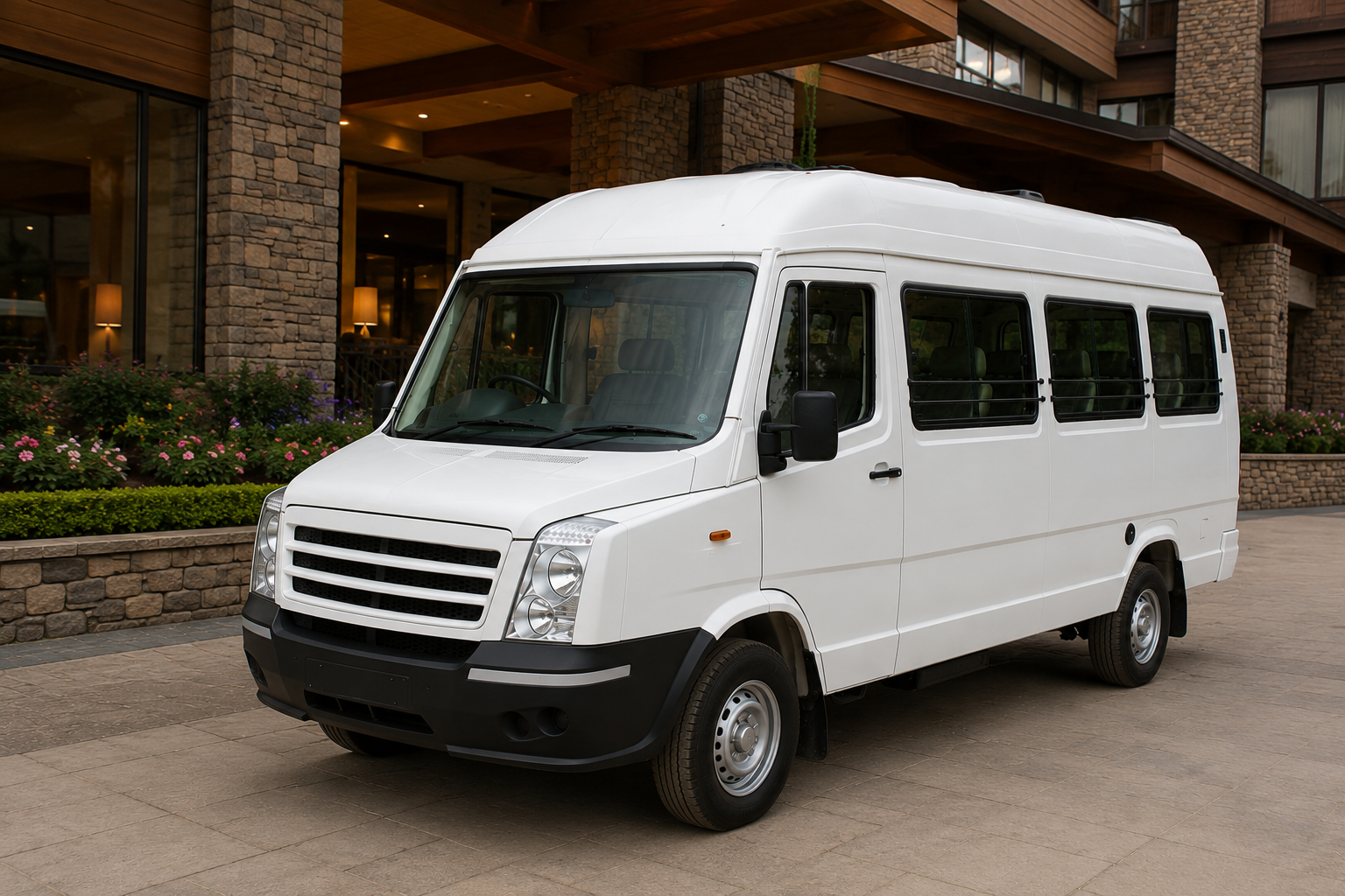 Luxury 12 Seater Tempo Traveller Hire in Delhi